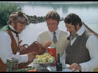 three in a boat not counting the dog 1979) is a comedy film adaptation.